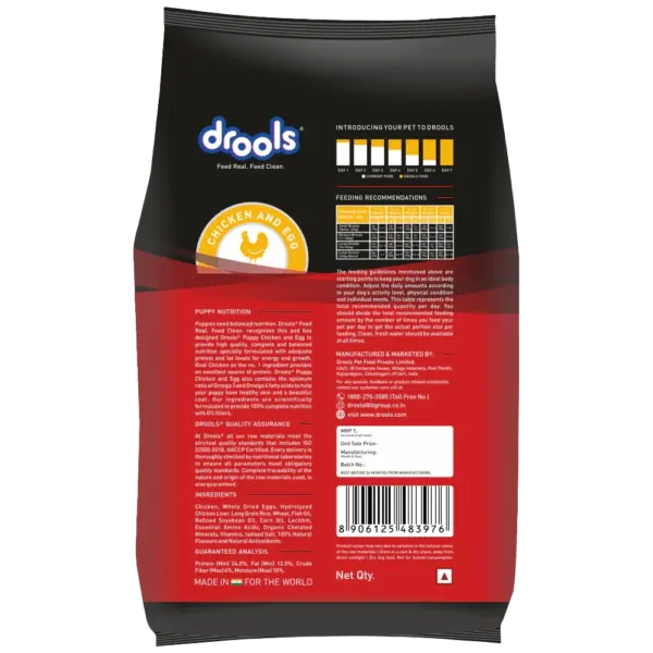 Drools Chicken and Egg Puppy Dry Food - Image 2