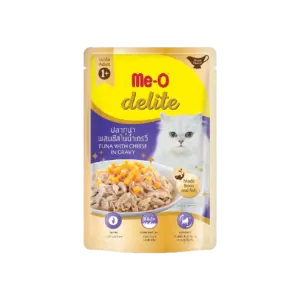 Me-O Delite Tuna with Cheese in Gravy 12x70g
