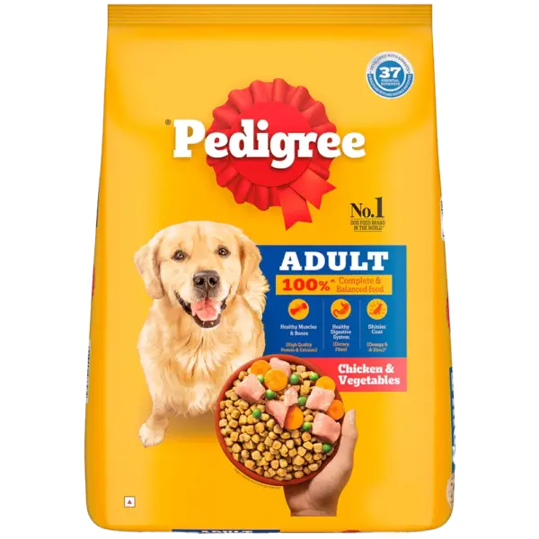 Pedigree Chicken and Vegetables Adult Dog Dry Food