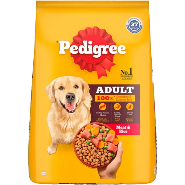 Pedigree Meat and Rice Adult Dog Dry Food