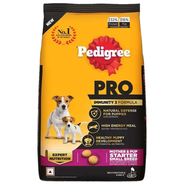 Pedigree PRO Expert Nutrition Pregnant Mother and Puppy Starter (3-12 weeks) Small Breed Dog Dry Food