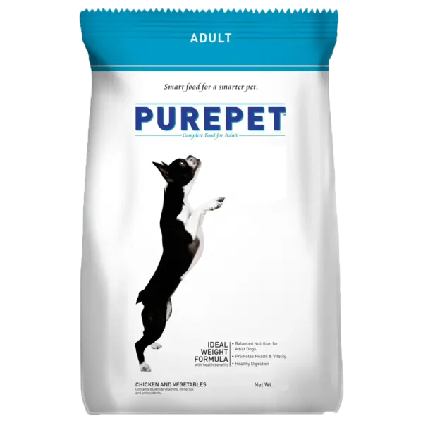 Purepet Chicken and Vegetable Adult Dog Dry Food