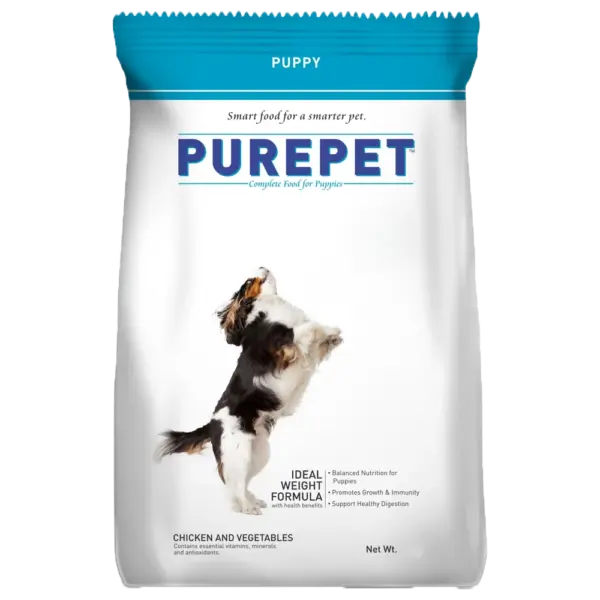 Purepet Chicken and Vegetable Puppy Dry Food