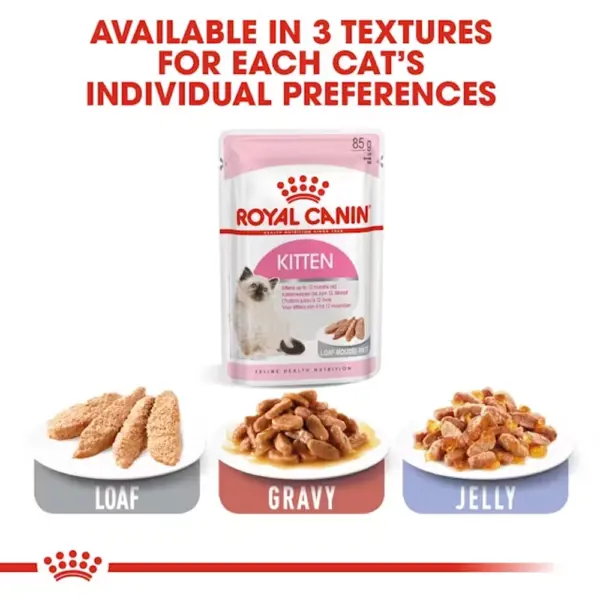 Royal Canin Loaf in Sauce Instinctive Kitten Wet Food 12x85g - Image 2