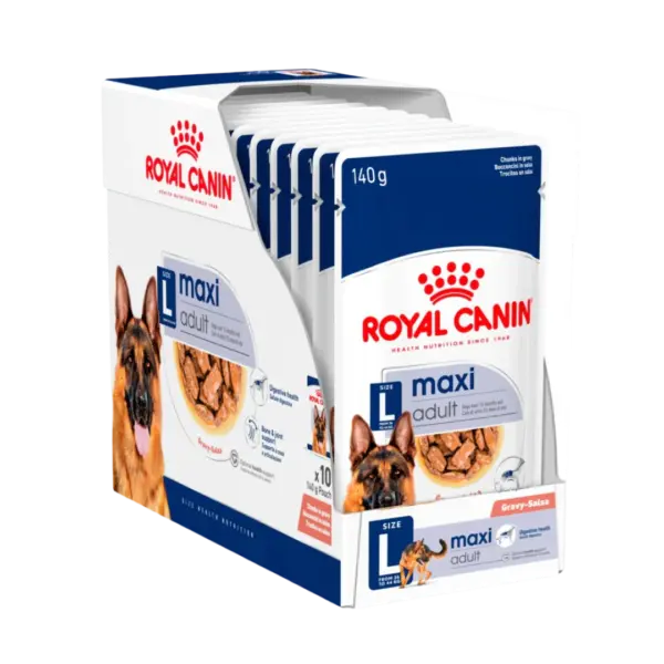 Royal Canin Maxi Breed Adult Dog Wet Food 10x140g - Image 2