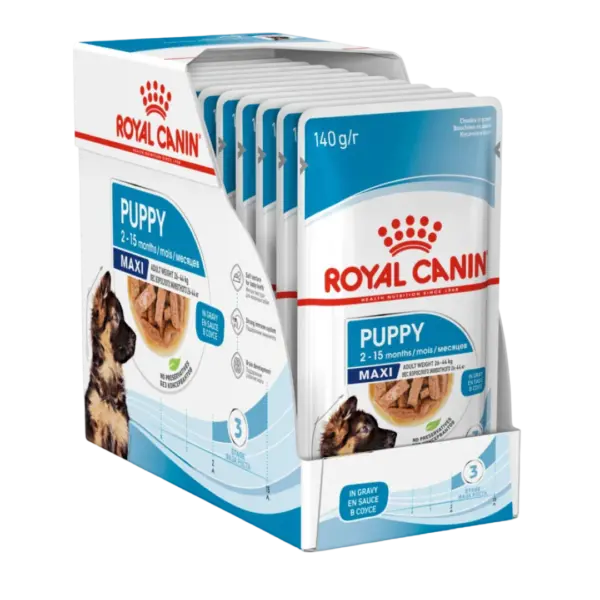 Royal Canin Maxi Breed Puppy Wet Food 10x140g - Image 2