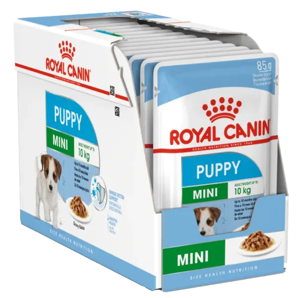 Royal Canin Mini Breed Puppy Wet Food 12x85g - Image 2