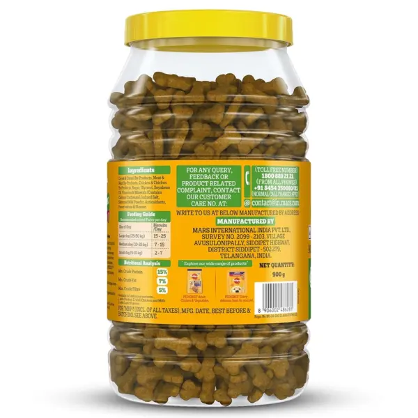 Pedigree Biscrok Chicken and Milk Flavour Dog Biscuits - Image 2