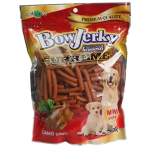 BowJerky Supreme Lamb Sticks Mini Dog Treats 700g