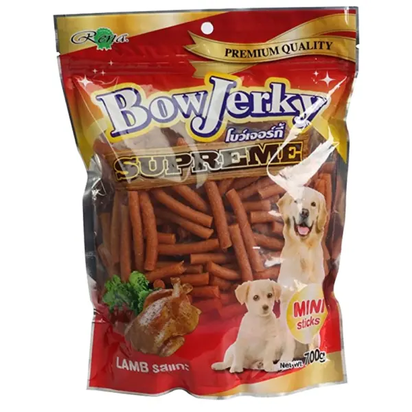 BowJerky Supreme Lamb Sticks Mini Dog Treats 700g