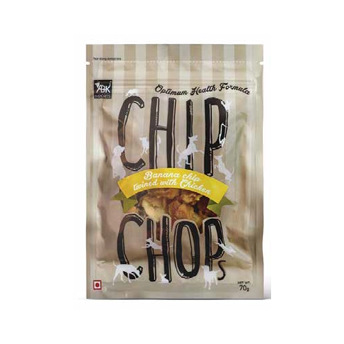 Chip Chops Banana Chicken Dog Treats 70g
