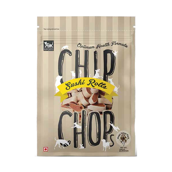 Chip Chops Sushi Rolls Dog Treats 250g
