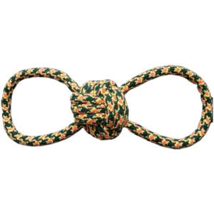Figure 8 with Ball Tug Toy for Dogs
