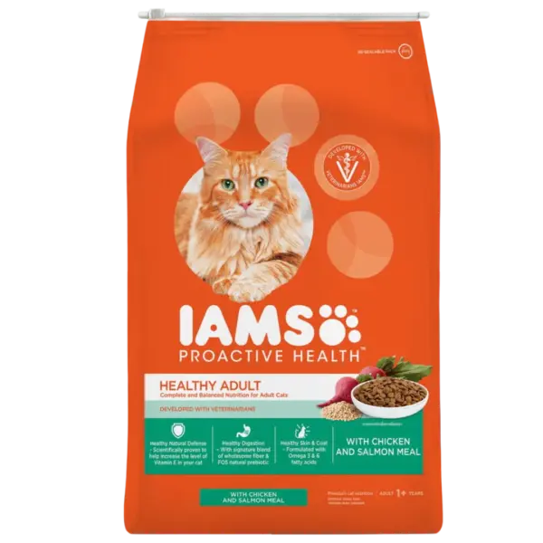 IAMS Proactive Health Chicken & Salmon Flavour Adult Cat Dry Food