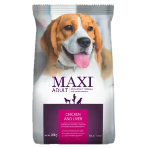 Maxi Chicken and Liver Adult Dog Dry Food
