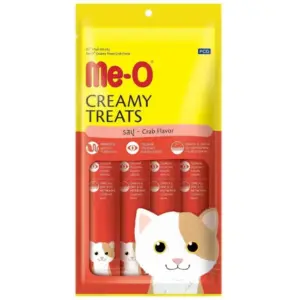 Me-O Creamy Treats Crab Flavor 15gx4 Cat Treats
