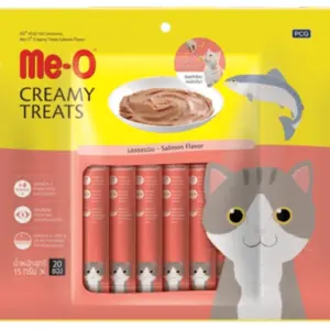Me-O Creamy Treats Salmon Flavor 15gx20 Cat Treats
