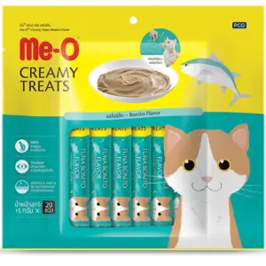 Me-O Creamy Treats Tuna Bonito Flavor 15gx20 Cat Treats