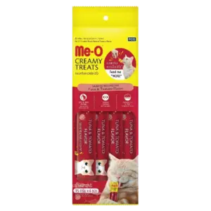 Me-O Creamy Treats Tuna & Tomato Flavor 15gx4 Cat Treats