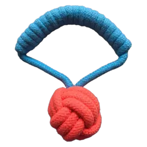Rope Parachute with Ball Tug Toy for Dogs