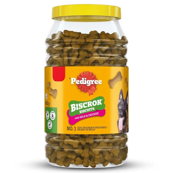 Pedigree Biscrok Chicken and Milk Flavour Dog Biscuits