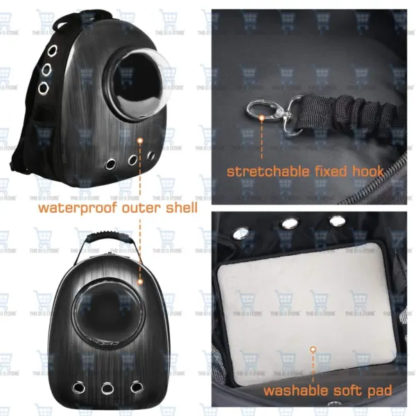 Pet Breathable Carrier Backpack for Cats and Small Dogs