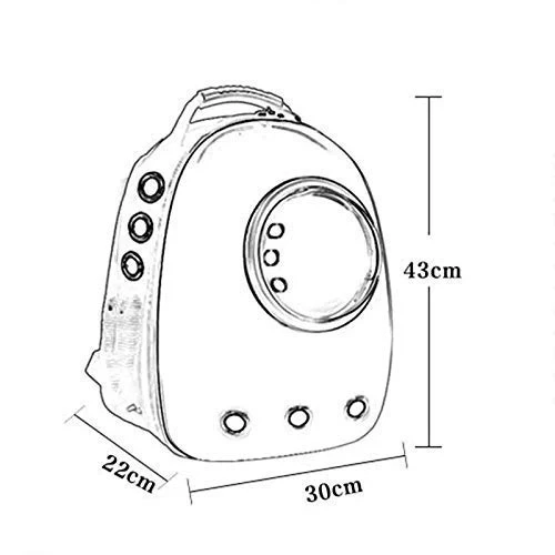 Pet Breathable Carrier Backpack for Cats and Small Dogs