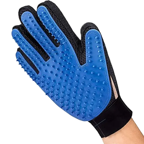 Pet Grooming Deshedding Bathing Glove Brush Tool For Cats & Dogs