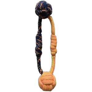 Ring with Toffees and 2 Balls Tug Toy for Dogs