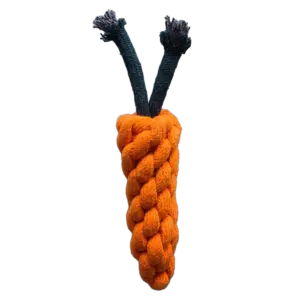 Rope Carrot Chew Toy for Dogs