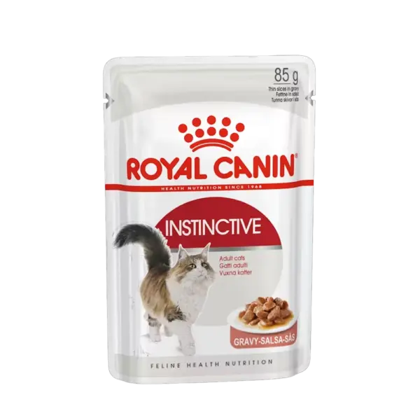 Royal Canin Chunks in Gravy Instinctive Adult Cat Wet Food 12x85g