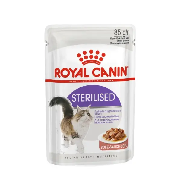 Royal Canin Chunks in Gravy Sterilised Adult Cat Wet Food 12x85g