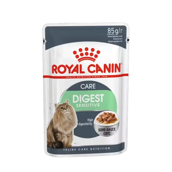Royal Canin Digest Sensitive Care Chunks in Gravy Adult Cat Wet Food 12x85g