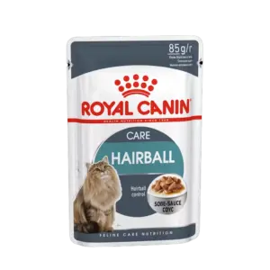 Royal Canin Hairball Care Chunks in Gravy Adult Cat Wet Food 12x85g