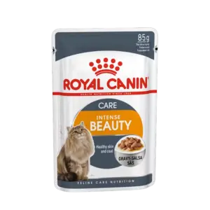 Royal Canin Intense Beauty Care Chunks in Gravy Adult Cat Wet Food 12x85g