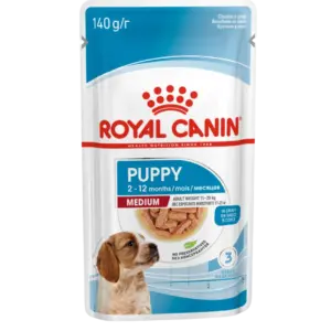 Royal Canin Medium Breed Puppy Wet Food 10x140g