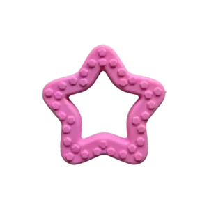 Rubber Star Ring Chew Toy for Dogs