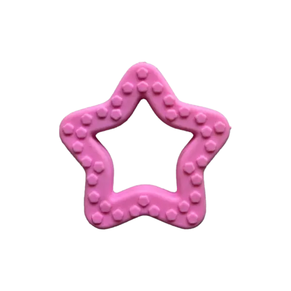 Rubber Star Ring Chew Toy for Dogs