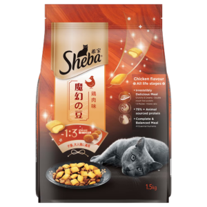 Sheba Chicken Flavour Irresistible All Life Stage Cat Dry Food 1.5kg
