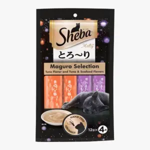 Sheba Melty Maguro Selection (Tuna Flavor and Seafood Flavor) 12gx4 Cat Treats