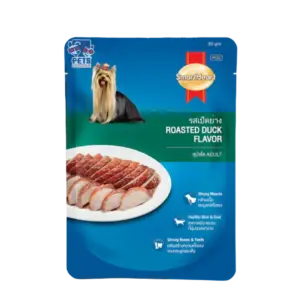 SmartHeart Roasted Duck Flavor Adult Dog Wet Food 12x80g