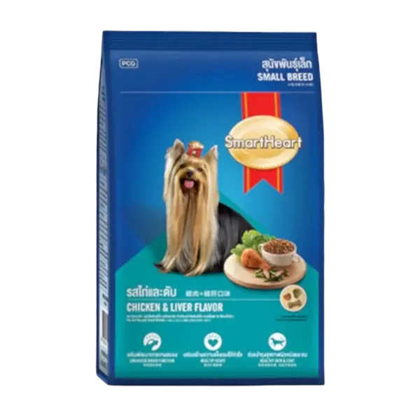 SmartHeart Small Breed Chicken & Liver Adult Dry Food