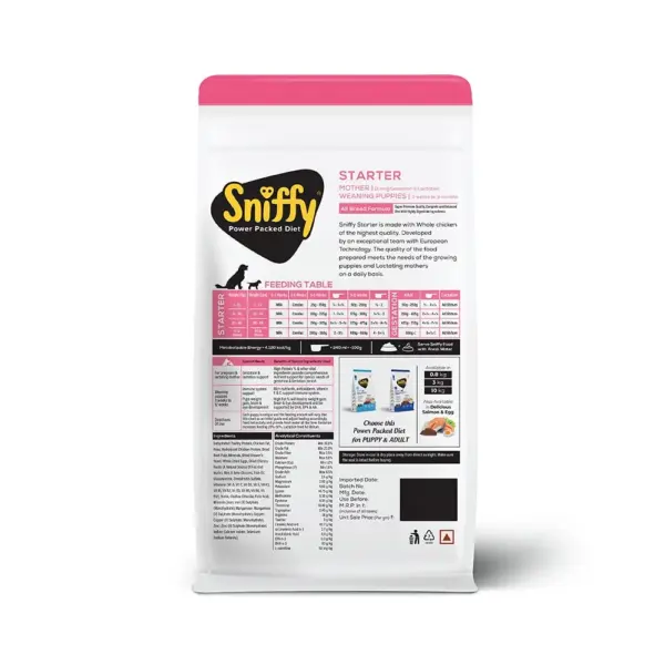 Sniffy Chicken & Egg Starter for Mother and Weaning Puppy Dry Food