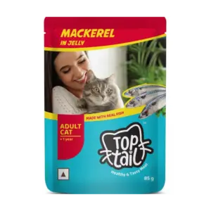 Top Tail Mackerel Flavour Adult Cat Wet Food 12x85g