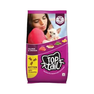 Top Tail Salmon & Chicken Flavour Kitten Dry Food
