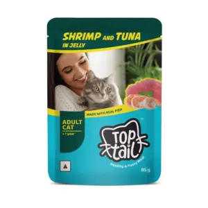 Top Tail Shrimp & Tuna Flavour Adult Cat Wet Food 12x85g