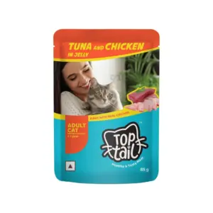 Top Tail Tuna & Chicken Flavour Adult Cat Wet Food 12x85g