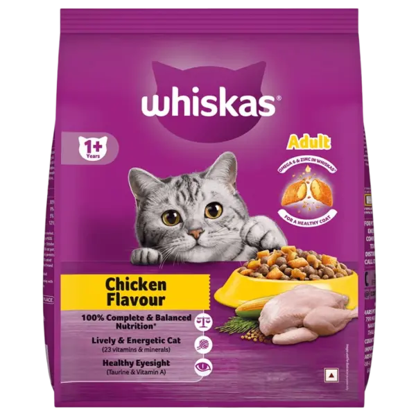 Whiskas Chicken Flavour Adult Cat Dry Food