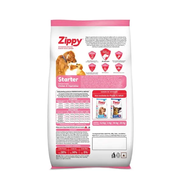 Zippy Chicken & Vegetable Starter for Mother and Weaning Puppy Dry Food