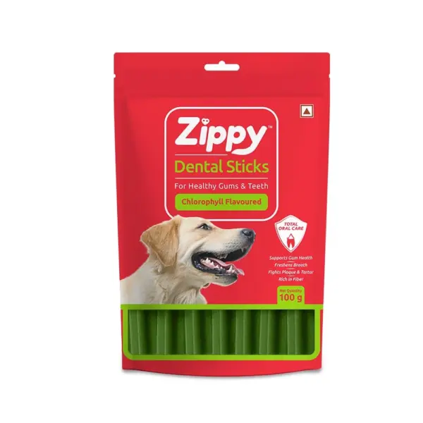 Zippy Dental Sticks Chlorophyll Flavoured